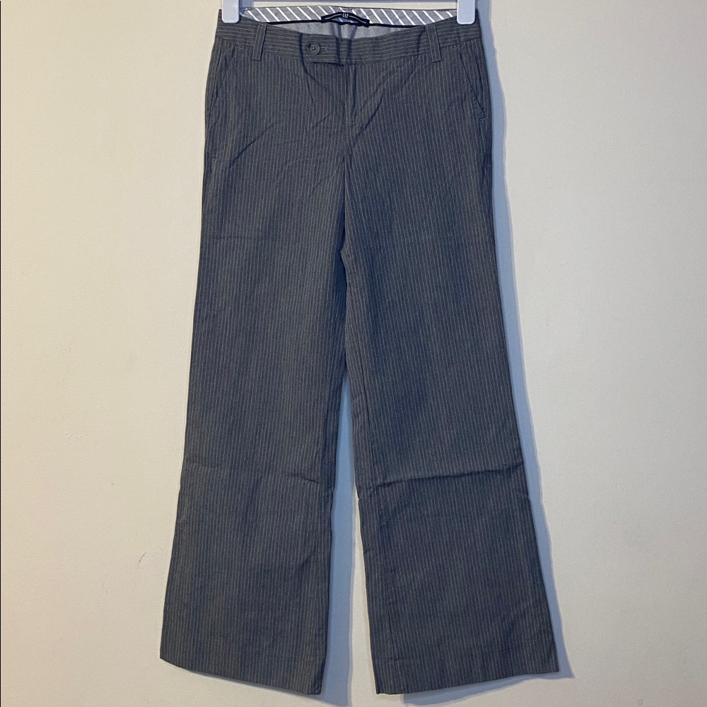 GAP Gray Textured Trousers Size 2